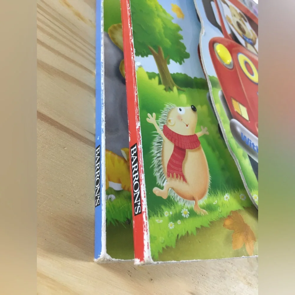 2 Pop and Play Books On the Farm and On the move Brenda Ansley Kids Prek school